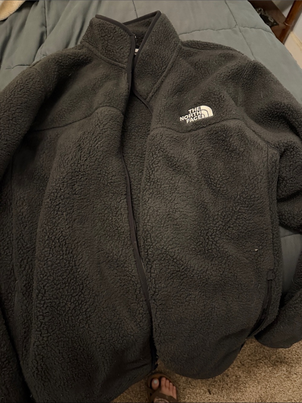 The North Face Men’s Black Sherpa Fleece Jacket